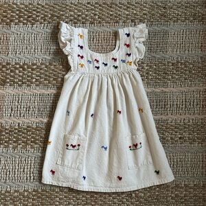 Vintage embroidered dress- 2 years